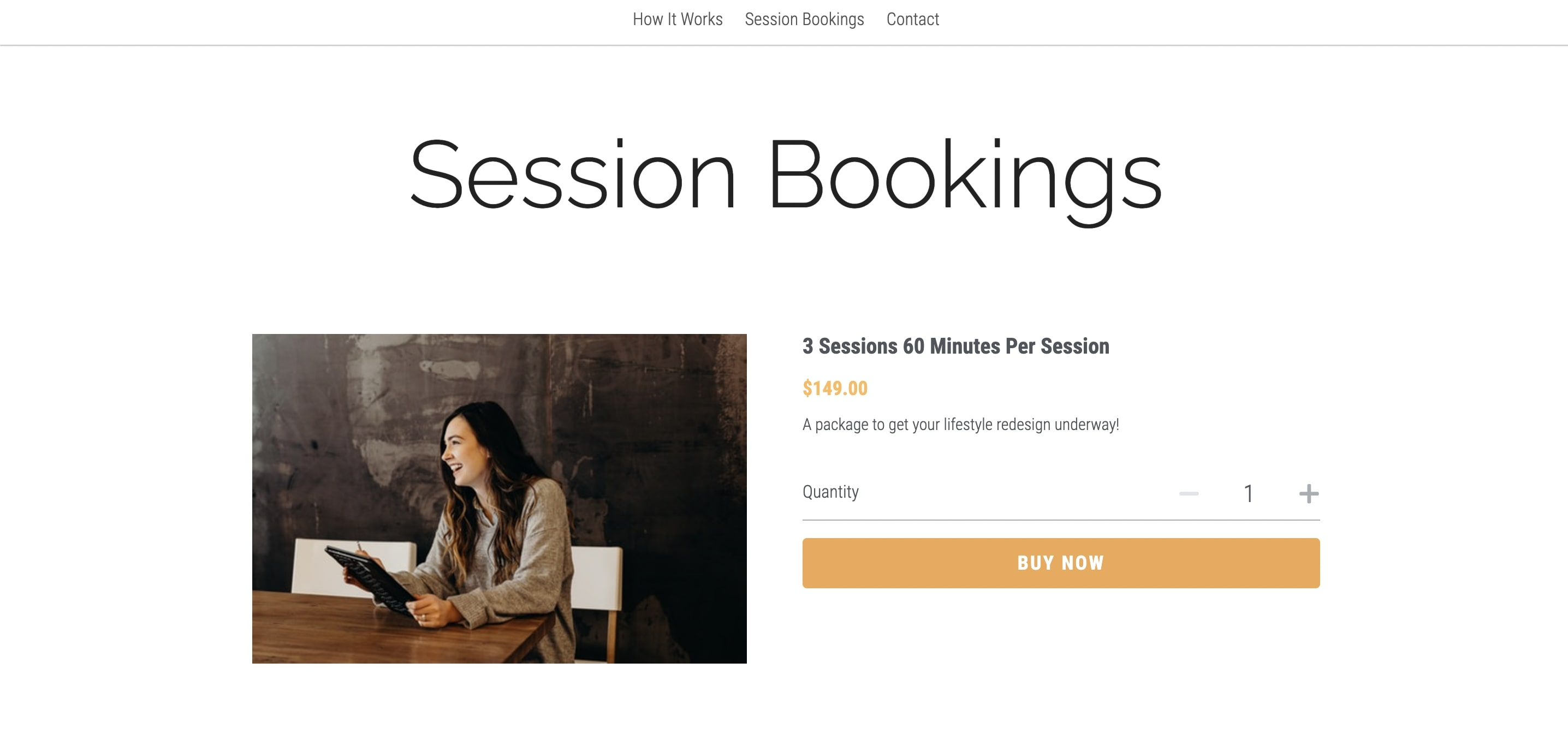 session bookings session bookings